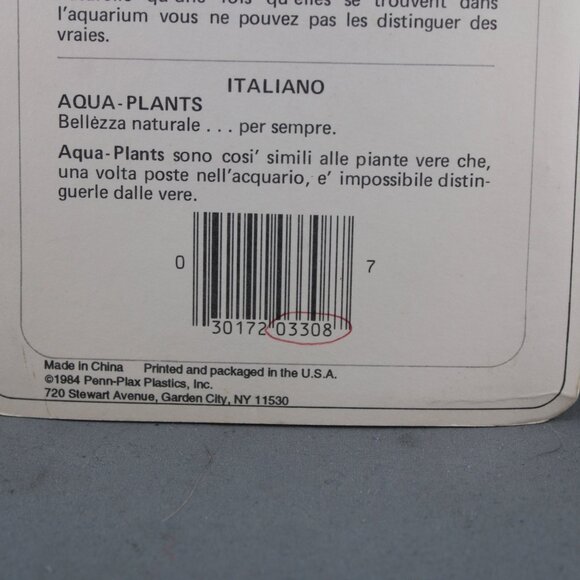 Vintage Aquarium Plant - Club Moss by Penn Plax - New In Package - Picture 7 of 7